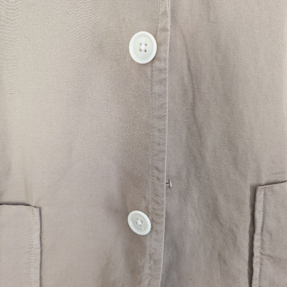 Alex Mill Mercer Blazer in Cotton Linen, Size L in Khaki - Picture 2 of 6